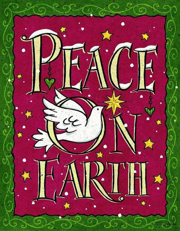 Boxed Christmas Cards: Peace On Earth Dove Boxed Christmas Cards: Peace On Earth Dove