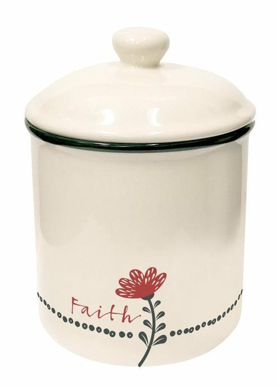 Scribbles Kitchen: Canister - Faith