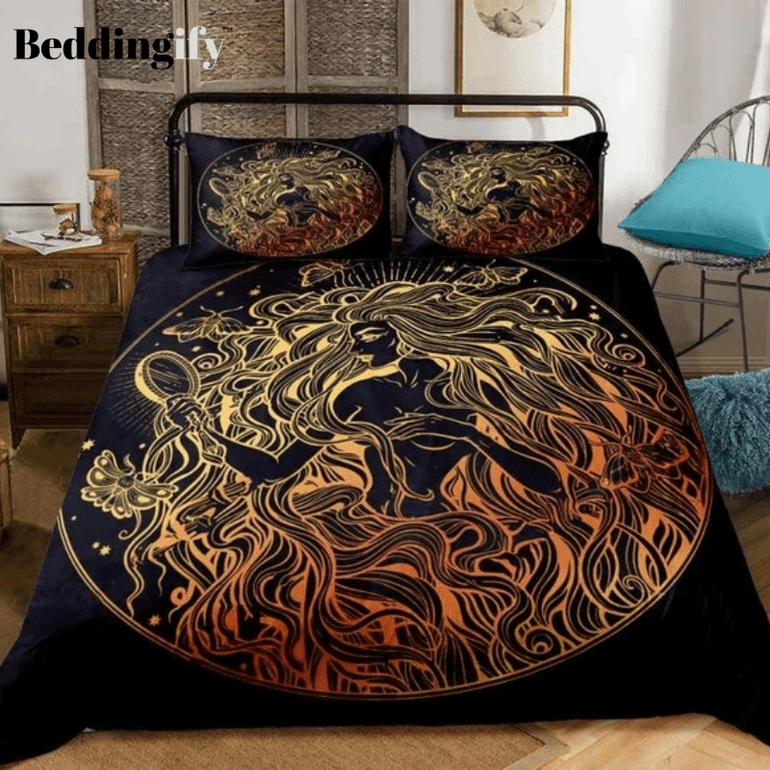 Golden Totem Black Bedding Set