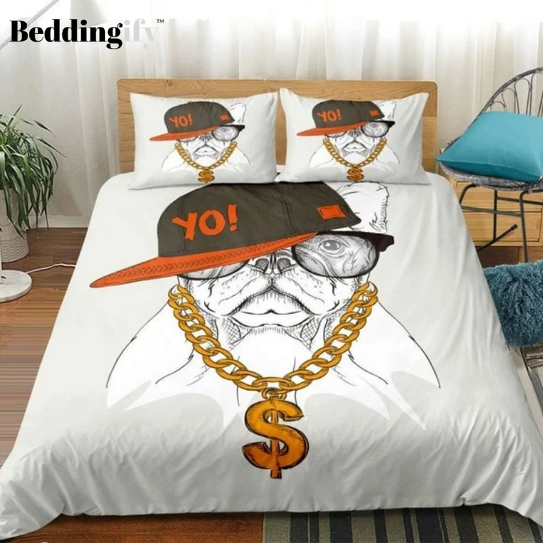 Cool and Handsome Dog Bedding Set
