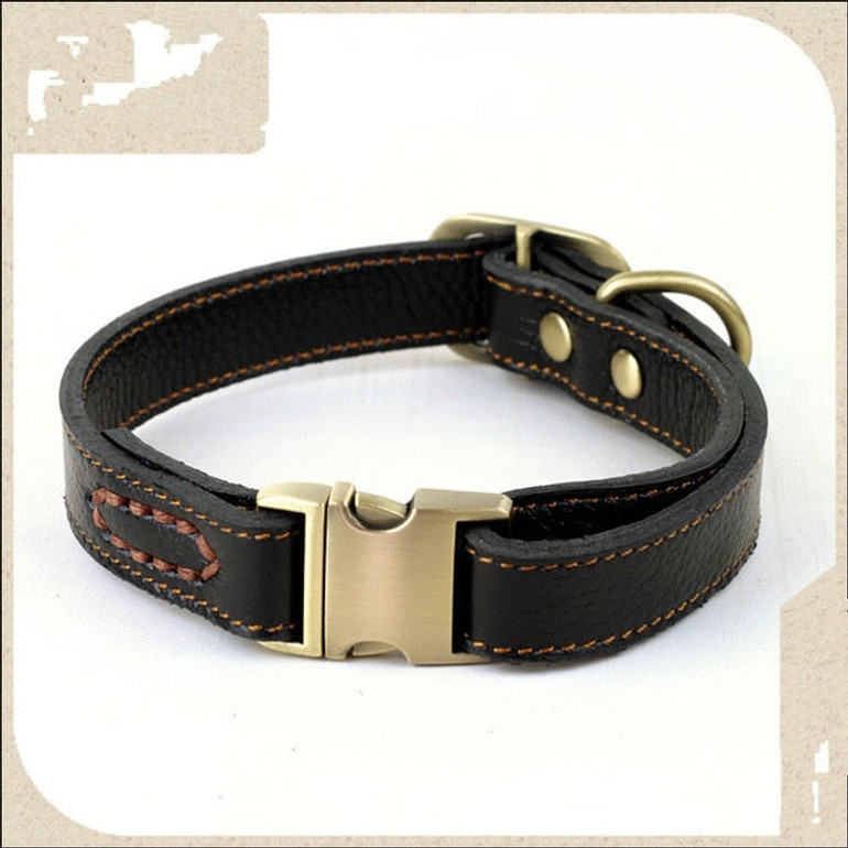 Genuine Leather Cowhide Dog Collars
