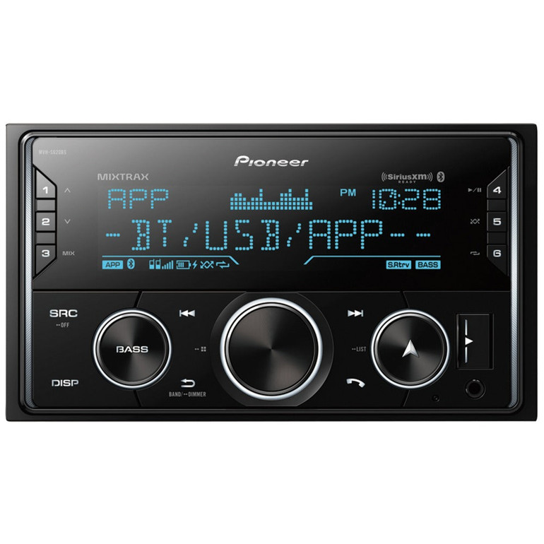 Pioneer Double-din In-dash Digital Media Receiver With Bluetooth And Siriusxm Ready