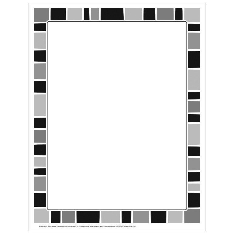 Stripes Pattern Border Paper Free Printable