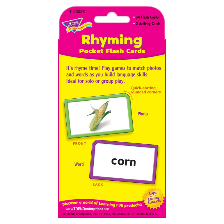Rhyming Pocket Flash Cards