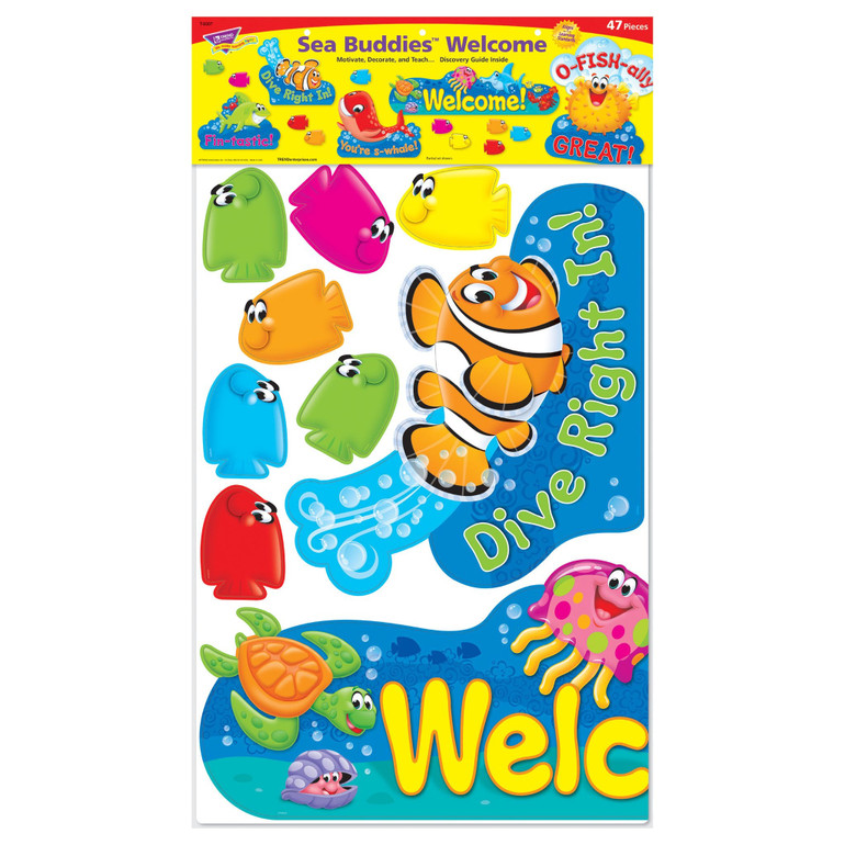 Sea Buddies® Welcome Bulletin Board Set