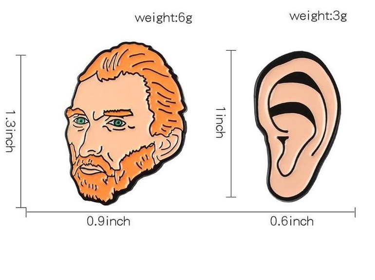 Vincent Van Gogh Enamel Pins