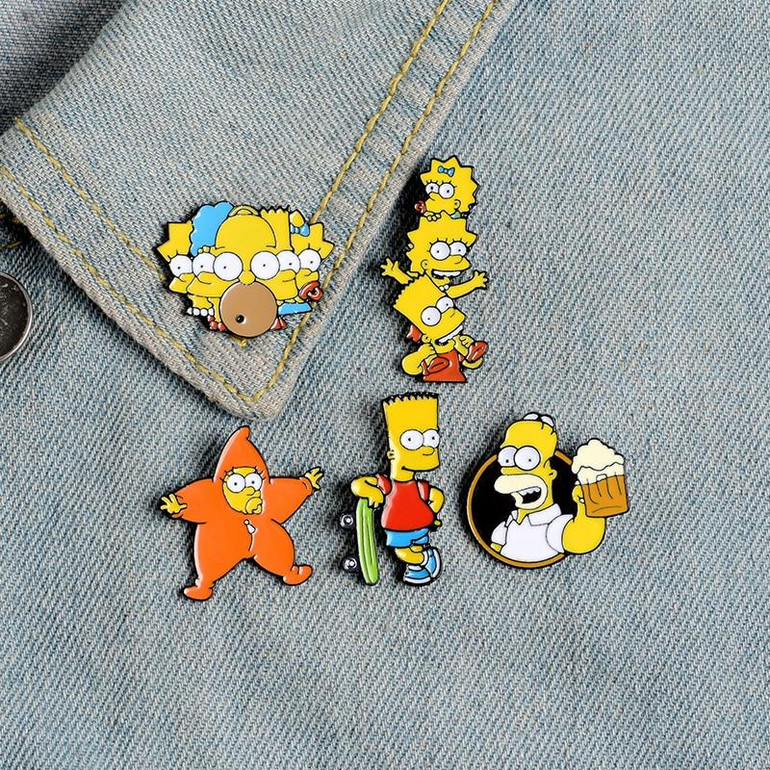 Starfish Maggie Iconic Simpsons Enamel Pin