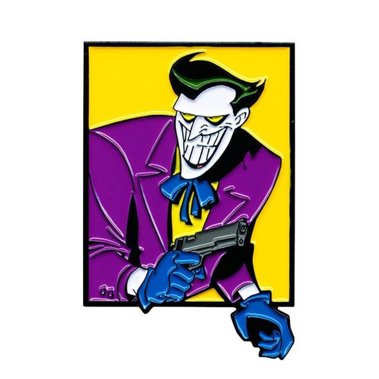 The Joker Cartoon Enamel Pin