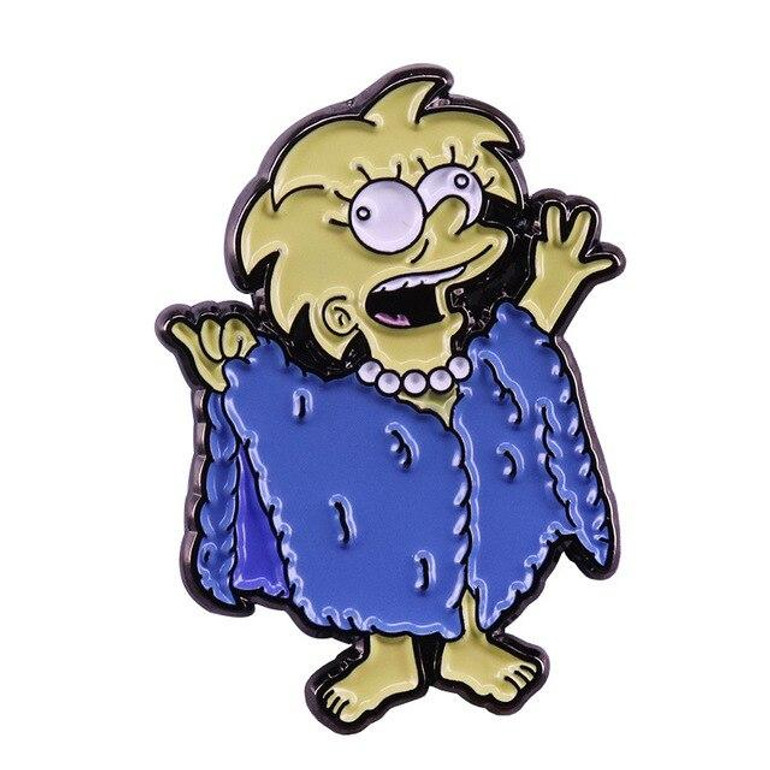 Drunk Lisa Enamel Pin