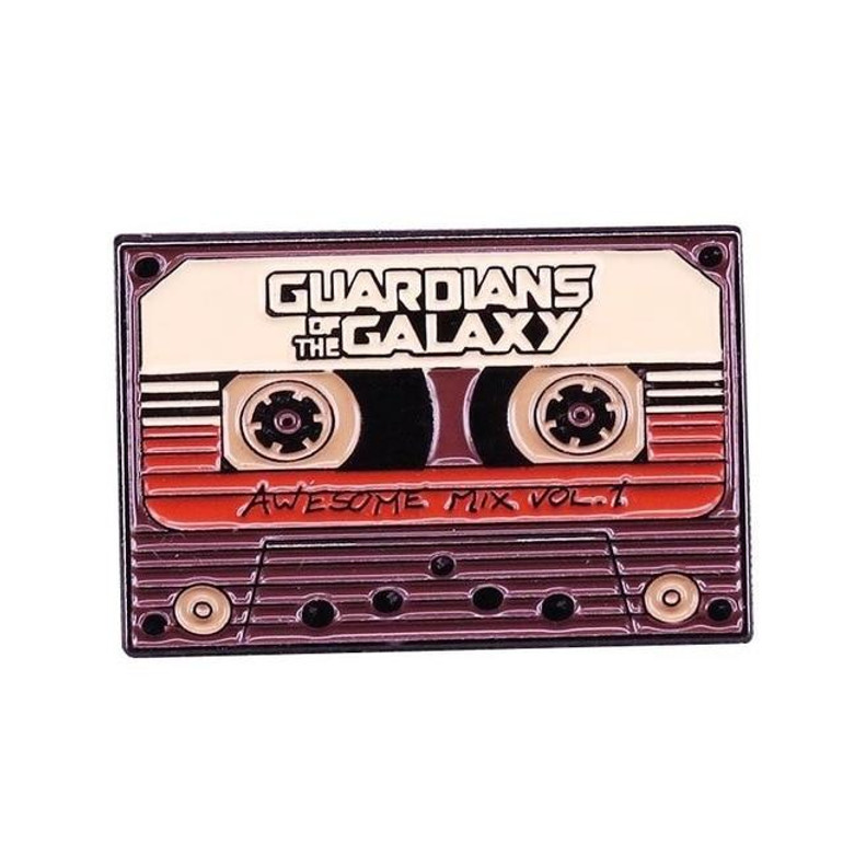 Guardians Of The Galaxy Retro Tape Enamel Pin