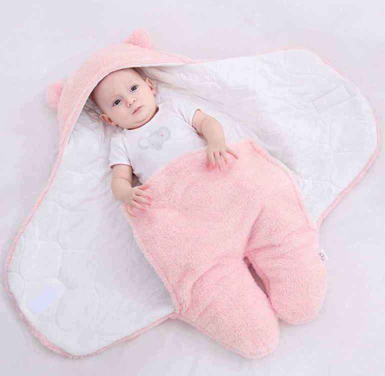 Ultra-Soft Fluffy Baby Sleeping Bag
