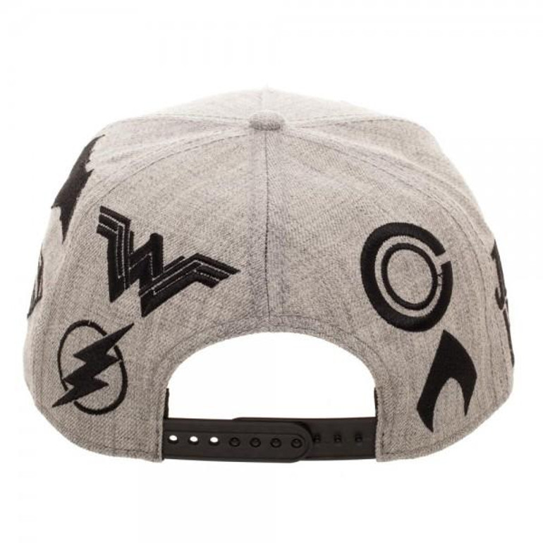 Justice League Embroidered Acrylic Wool Snapback