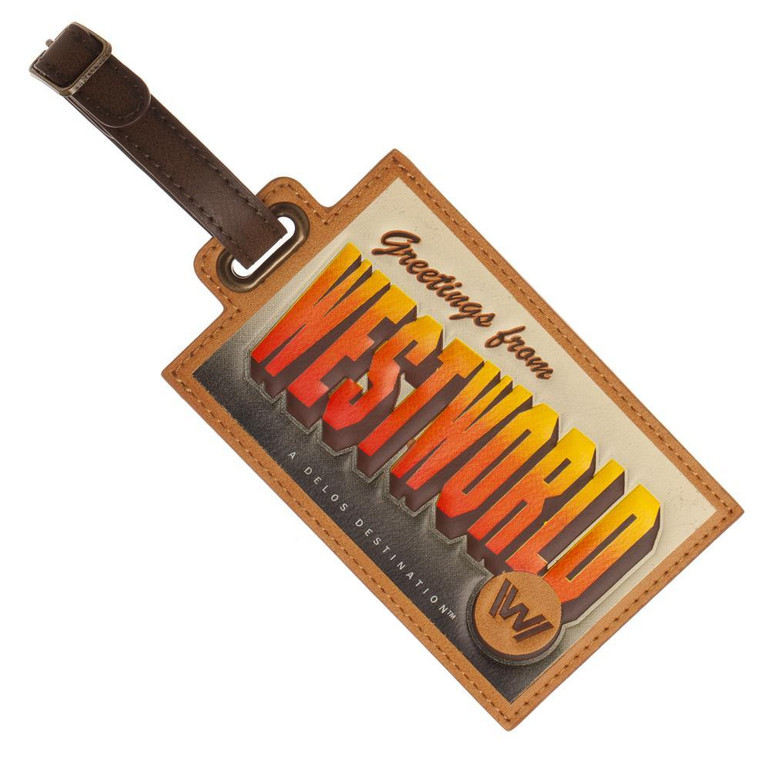 Westworld Artwork PU Luggage Tag - HBO TV Series Westworld Luggage Tag