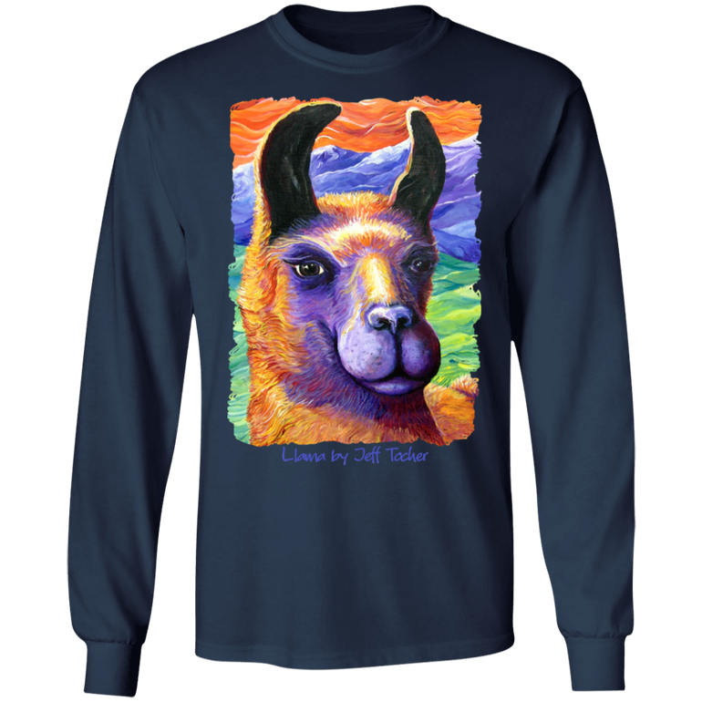 Llama by Tocher - LS Ultra Cotton T-Shirt