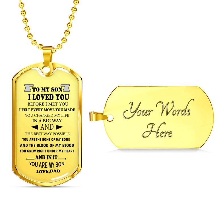 Personalized Engraving Father Son Gifts From Dad Birthday Gifts, Christmas Gifts