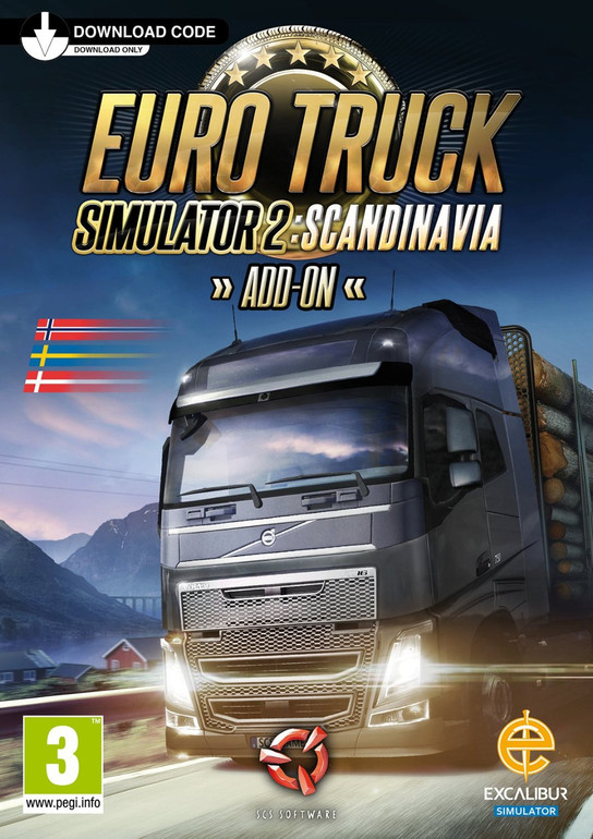 Euro Truck Simulator 2 - Scandinavia DLC Steam CD Key