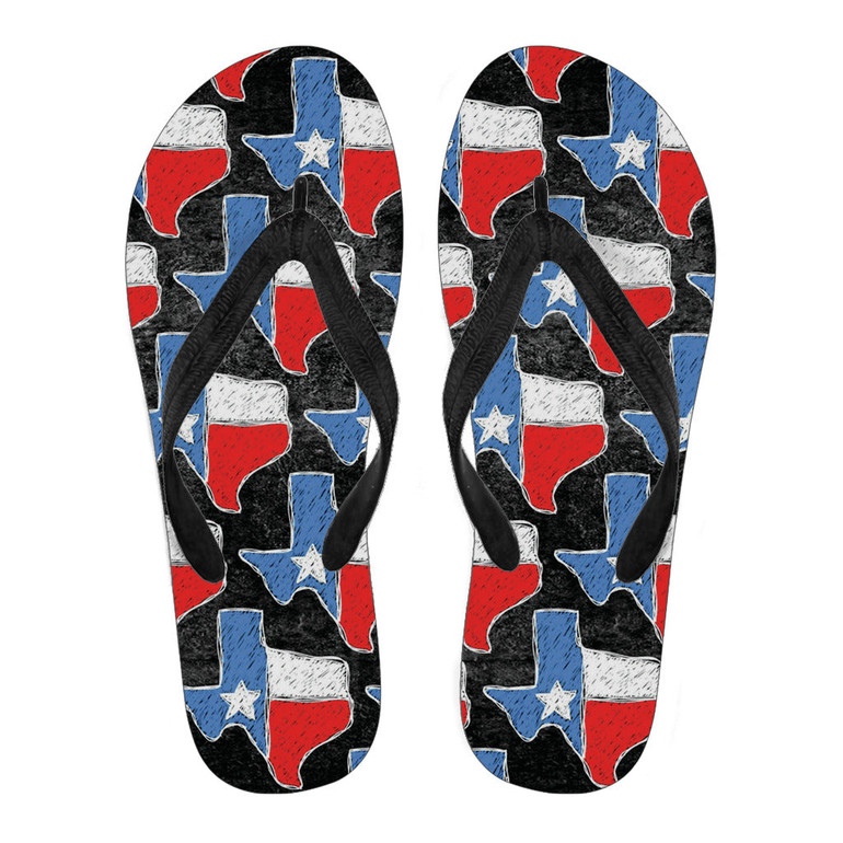 Texas Women's Flip Flops (Black)