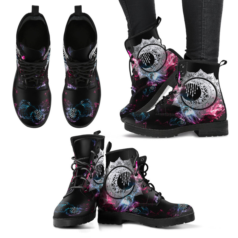 Sun & Moon Henna V2 Handcrafted Boots