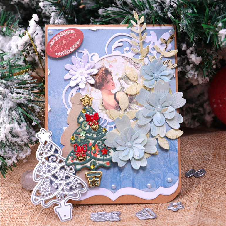 Little Christmas Tree Cutting Dies