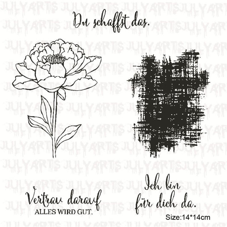Flower Decorative Clear Stamps