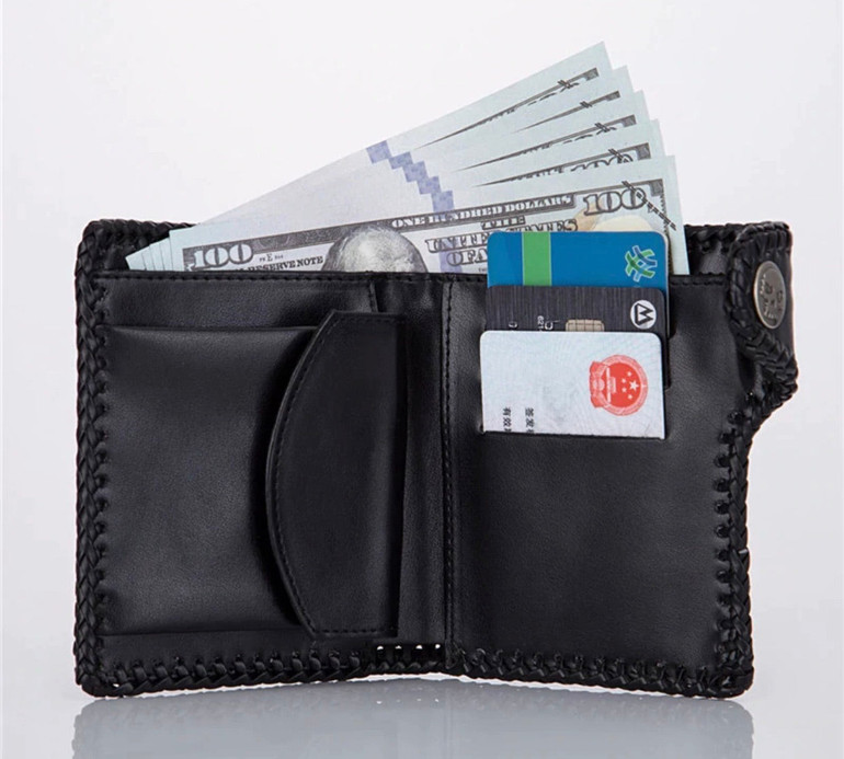 Red cross snd skull wallet