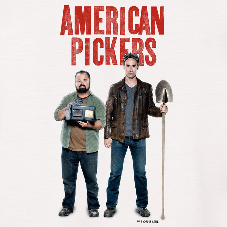American Pickers Mike and Frank Women's Relaxed Scoop Neck T-Shirt