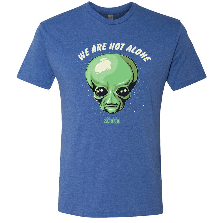 Ancient Aliens We are Not Alone Men's Tri-Blend Short Sleeve T-Shirt