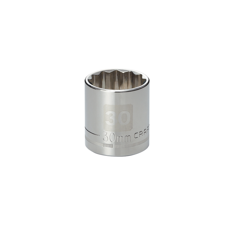 Craftsman Socket 30 mm 1/2 in. Drive Easy-to-Read 12 pt. STD Standard Metric