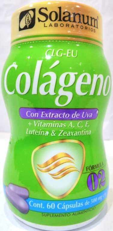 GRAPE SEED COLAGENO 60 CAP SOLANUM
