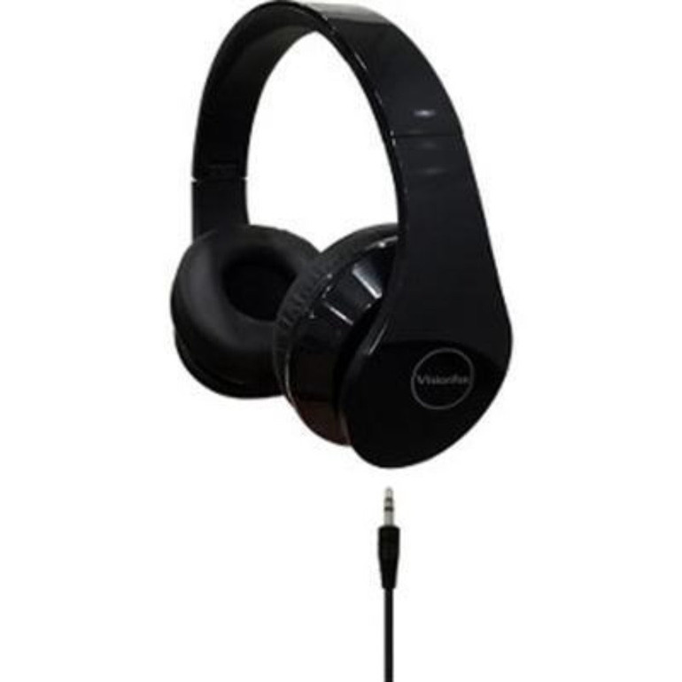 Folding Stereo Headphones Blk