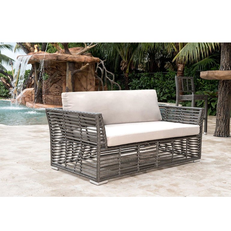 Graphite Loveseat with Cushion