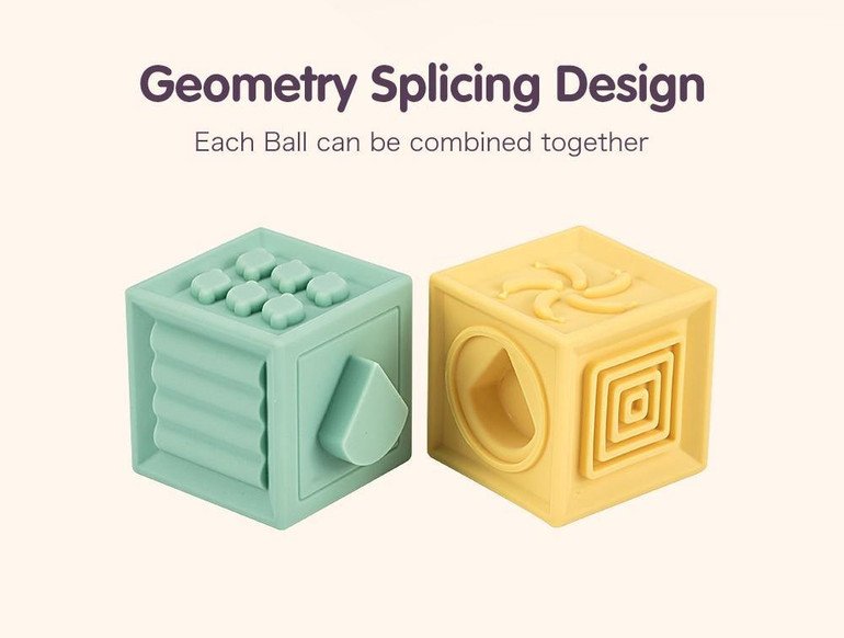 Baby Building Blocks Toy - 12 Pcs Set