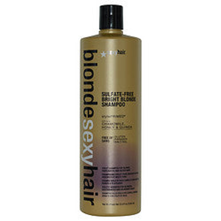 SEXY HAIR BLONDE SEXY HAIR SULFATE-FREE BRIGHT BLONDE SHAMPOO 33.8 OZ