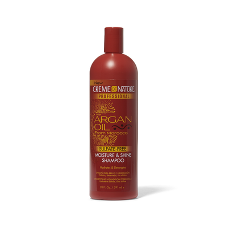CREME OF NATURE w/ ARGAN OIL SULFATE FREE MOISTURE & SHINE SHAMPOO