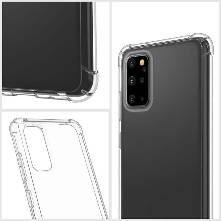 Ultra-thin transparent phone case shock-proof and drop-proof cover for Samsung Galaxy S20 Ultra S20 Plus