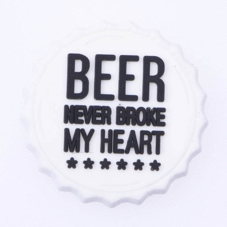Premium Luke Combs Beer Cap Beer Never Broke My Heart Music Croc Charm