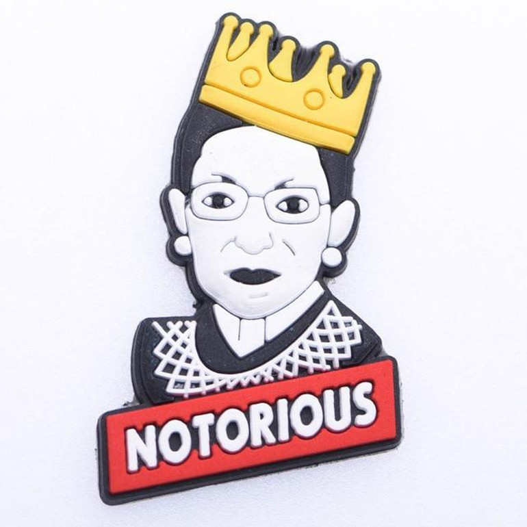 Premium Notorious RGB Ruth Bader Ginsburg Croc Charm