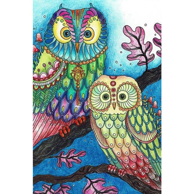 Diamond Painting  Owls