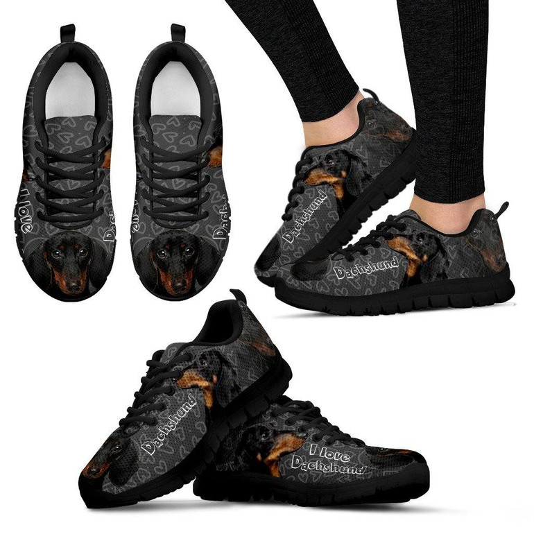 DACHSHUND PRINT WOMEN’S RUNNING SHOES