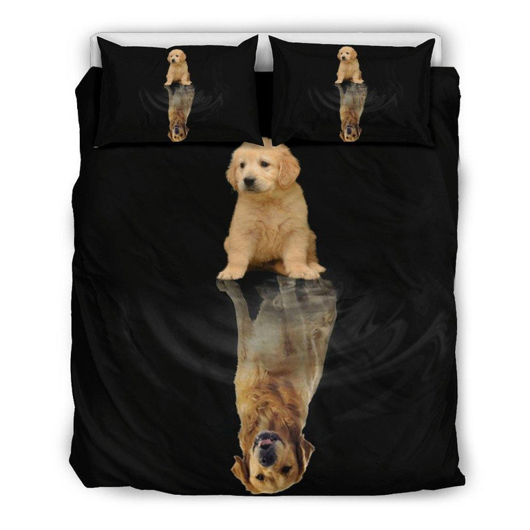 GOLDEN RETRIEVER DREAM BEDDING SET