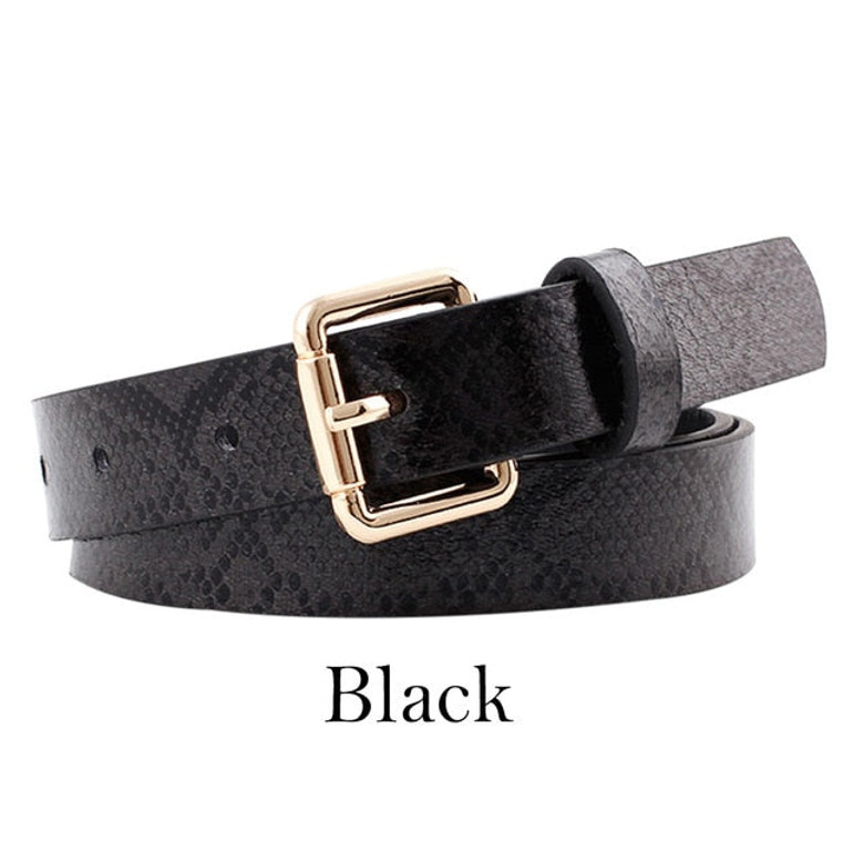 Pu Leather Snake Waist Belt Pu Leather Snake Waist Belt