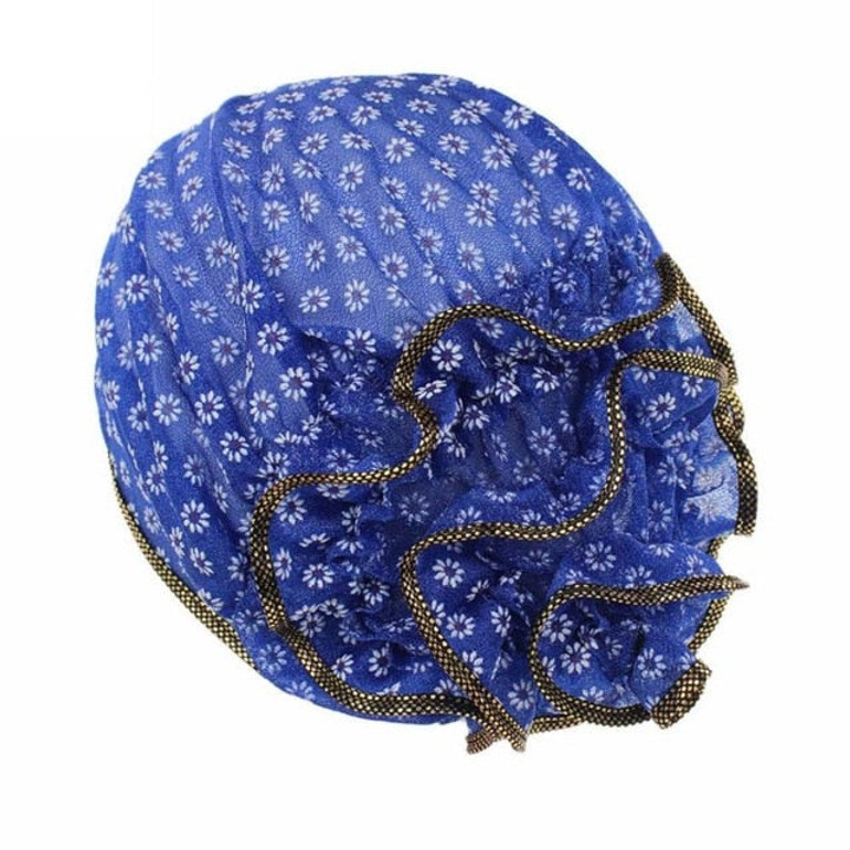 Women Flower Hat Beanie Scarf Women Flower Hat Beanie Scarf