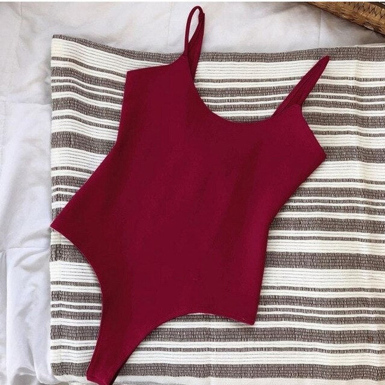 Ostrich One Piece Sleeveless Bodysuits