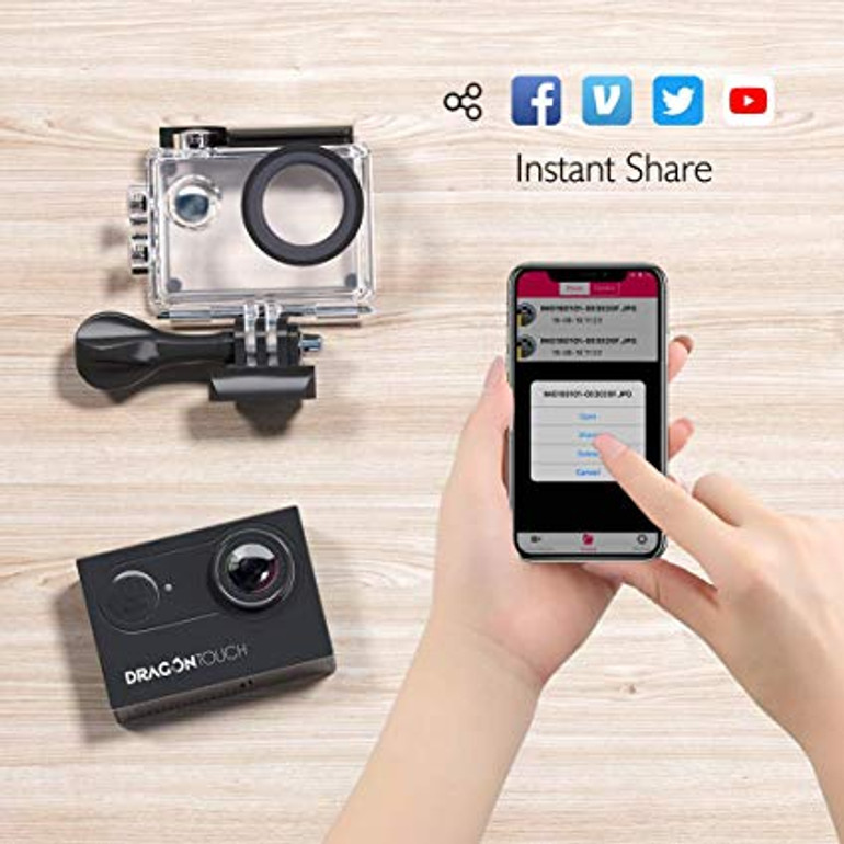 DragonTouch 4K EIS Action Camera