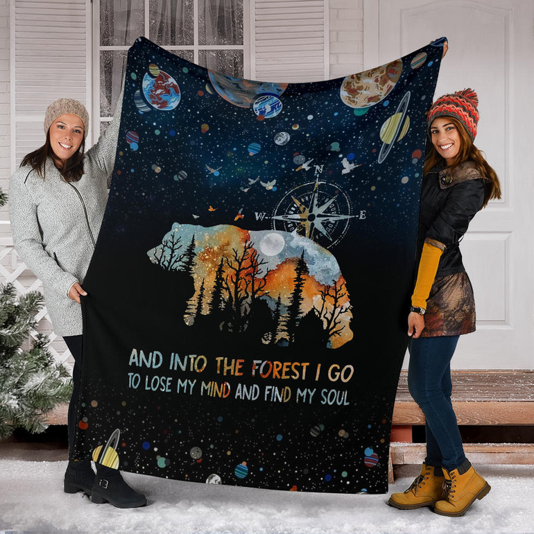 Camping Bear Premium Blanket TXX