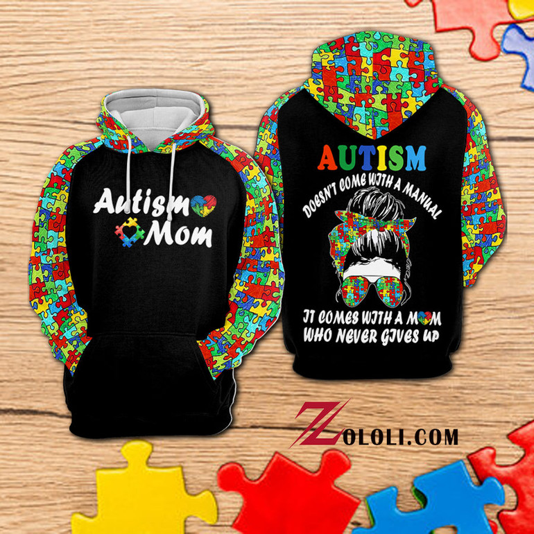 Autism does not come with a manual Hoodie 3D TTM