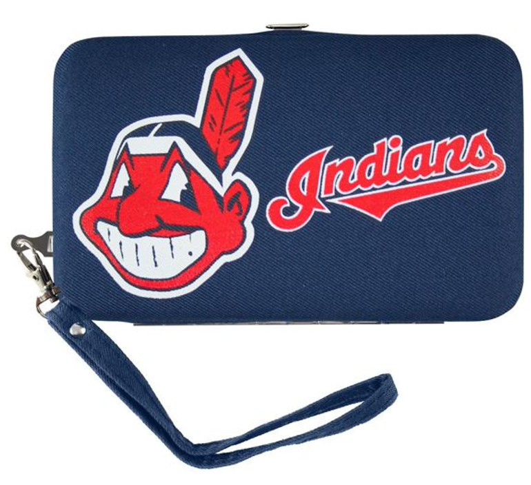 Cleveland Indians Distressed Wristlet