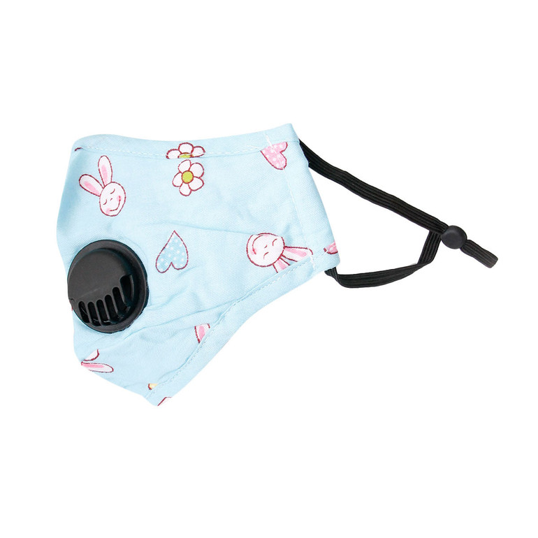 Kids Light Blue Thick Cotton Filter Mask