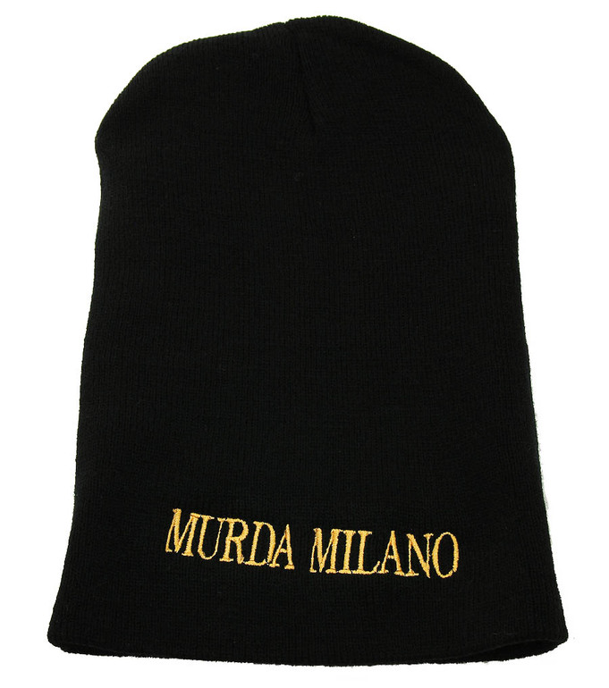 Gold Murda Milano Black Beanie