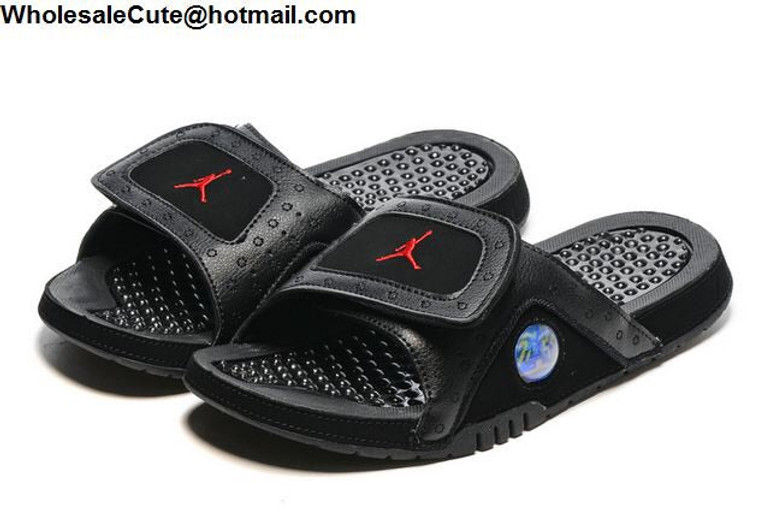 Jordan Hydro 13 Retro Black Mens Slide Sandals
